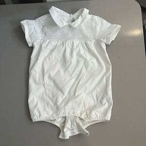 Janie and Jack White Kids One Piece Bodysuit